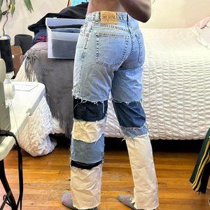 Reconstructied Gap Jeans Size 27 28